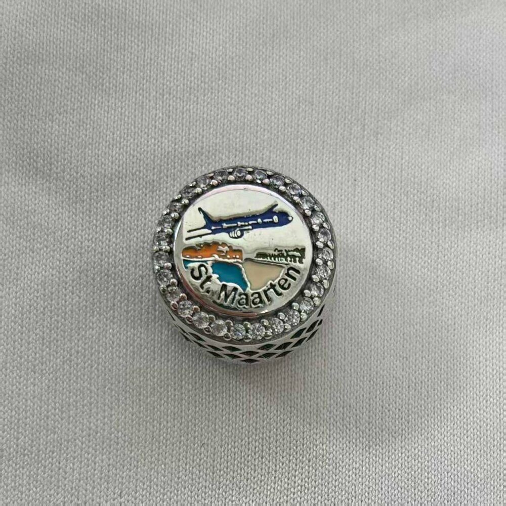 Pandora St. Maarten Exclusive Charm Pendant, S925 Silver Jewelry